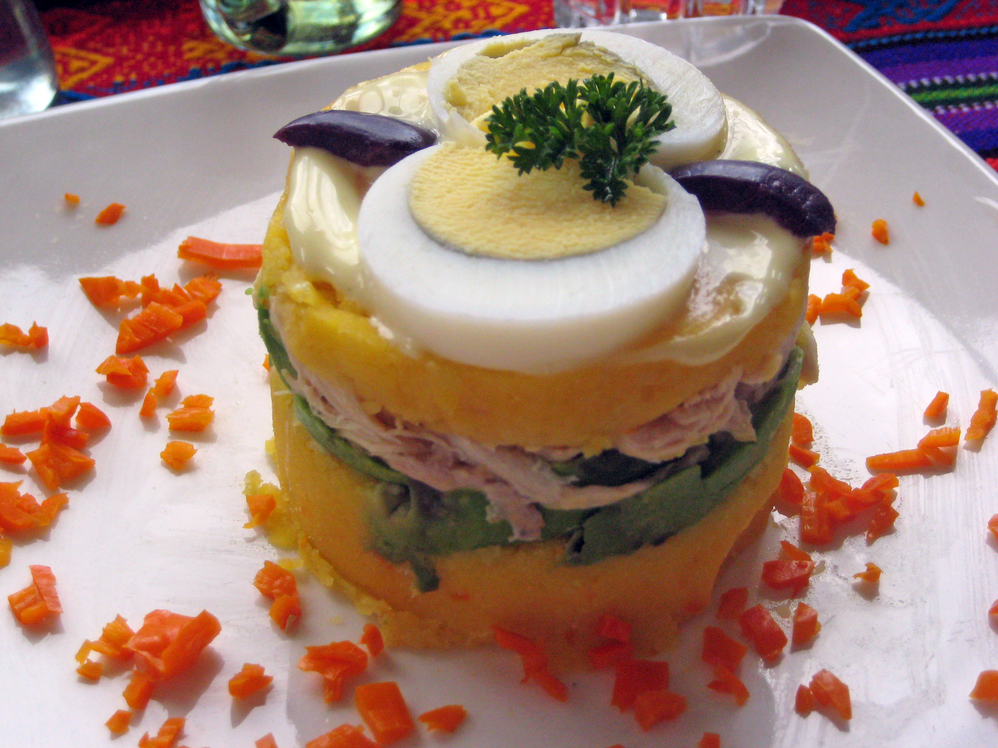Causa Limeña, credits to its author Allen Gathman