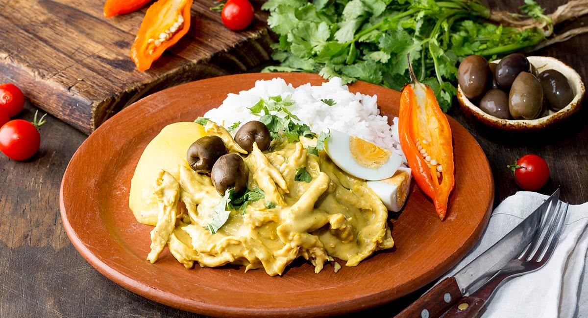 Ají de gallina, credits to bolivia.com