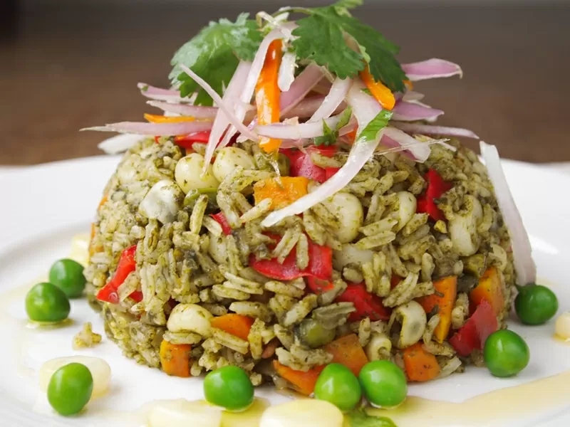 Arroz con pollo credits to perudelicias.com